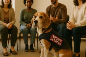 service dog breeds beagle emotional support dog