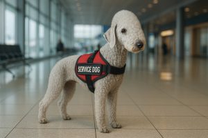 service dog breeds bedlington terrier service dog