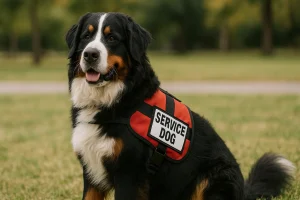 service dog breeds bernese mountain service dog 1