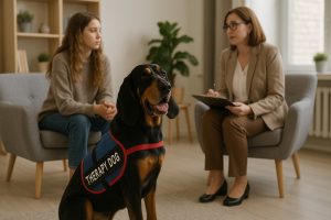 service dog breeds black and tan coonhound therapy dog