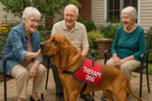 service dog breeds bloodhound therapy dog