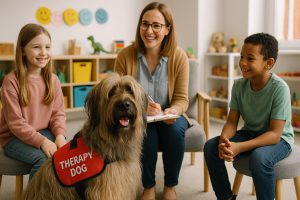 service dog breeds briard therapy dog