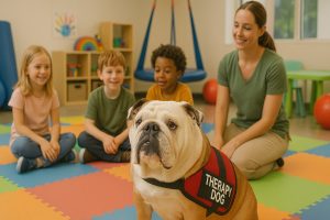 service dog breeds bulldog therapy dog 1
