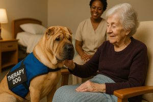 service dog breeds chinese shar pei therapy dog 1