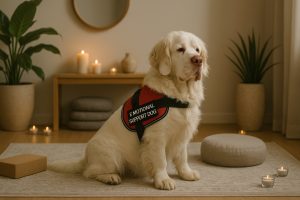 service dog breeds clumber spaniel emotional support dog