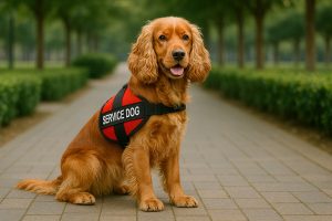 service dog breeds english cocker spaniel service dog