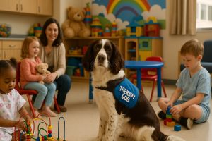 service dog breeds english springer spaniel therapy dog