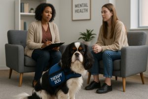 service dog breeds english toy spaniel therapy dog