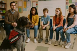 service dog breeds german wirehaired pointer therapy dog 1