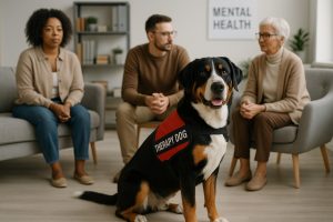 service dog breeds great swiss mountain therapy dog