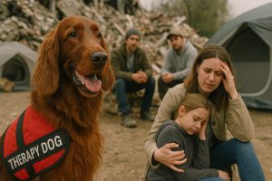 service dog breeds irish setter therapy dog