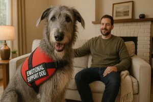 service dog breeds irish wolfhound therapy dog