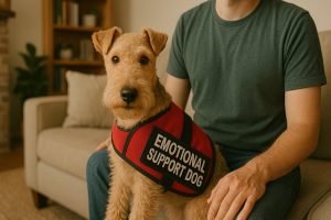 service dog breeds lakeland terrier emotional support dog