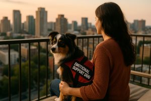 service dog breeds miniature american shepherd emotional support dog