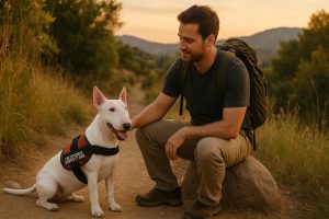 service dog breeds miniature bull terrier emotional support dog