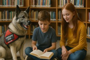 service dog breeds norwegian elkhound therapy dog