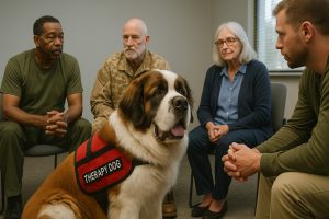 service dog breeds saint bernard therapy dog