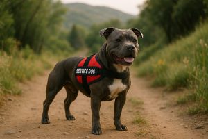 service dog breeds staffordshire bull terrier service dog 1