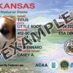 Arkansas Dog Registration Card