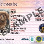 Wisconsin Dog Registration Card